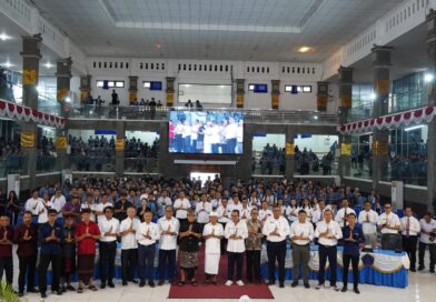 Koster-Giri Hadiri Uji Publik di Depan 1300 Mahasiswa, Presma Undiksha Minta Mahasiswa Harus Cerdas Memilih